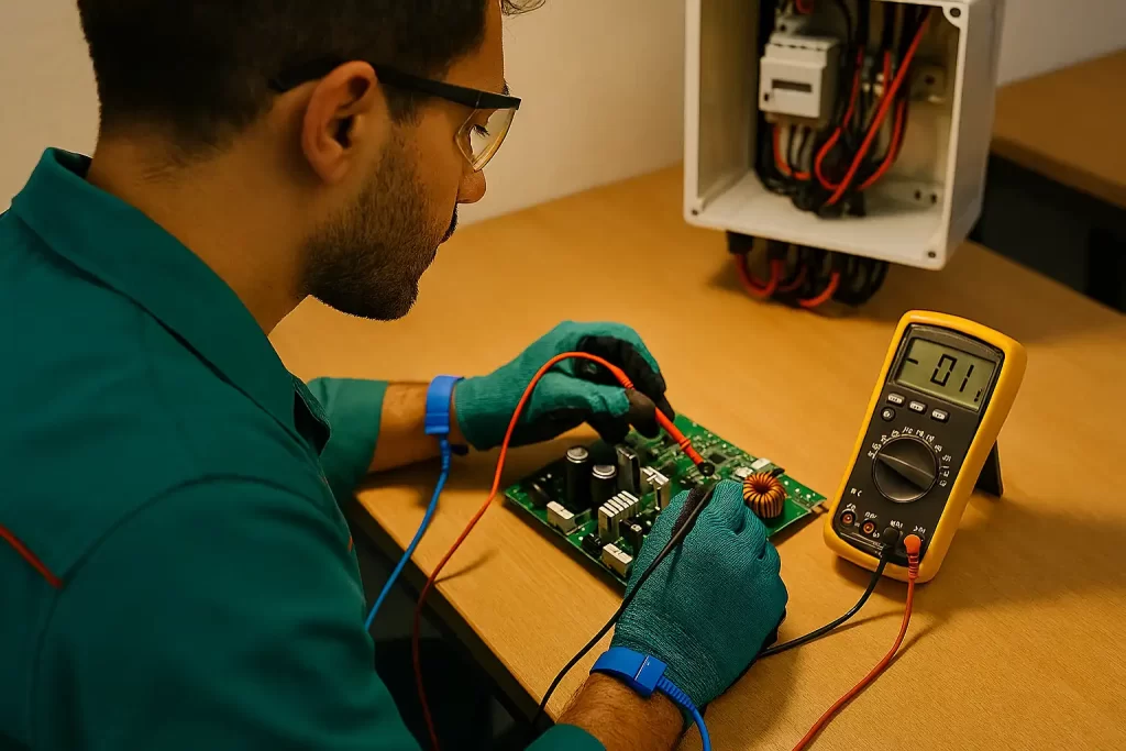 آموزش تعمیر اینورتر امرن؛ راهنمای مرحلهبهمرحله برای رفع خطاها 2 تعمیر اینورتر امرن