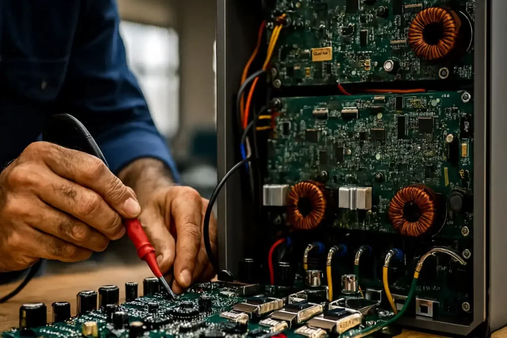 تعمیر اینورتر پرتو صنعت به زبان ساده؛ هر خطا یعنی چه و چطور مشکل را حل کنیم؟ 1 تعمیر اینورتر پرتو صنعت