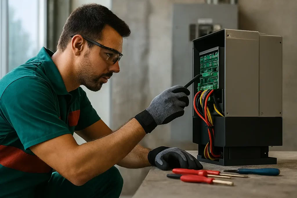 چطور اینورتر اشنایدر خود را به راحتی تعمیر کنیم؟ (مرحله به مرحله) 1 schneider inverter repair 1