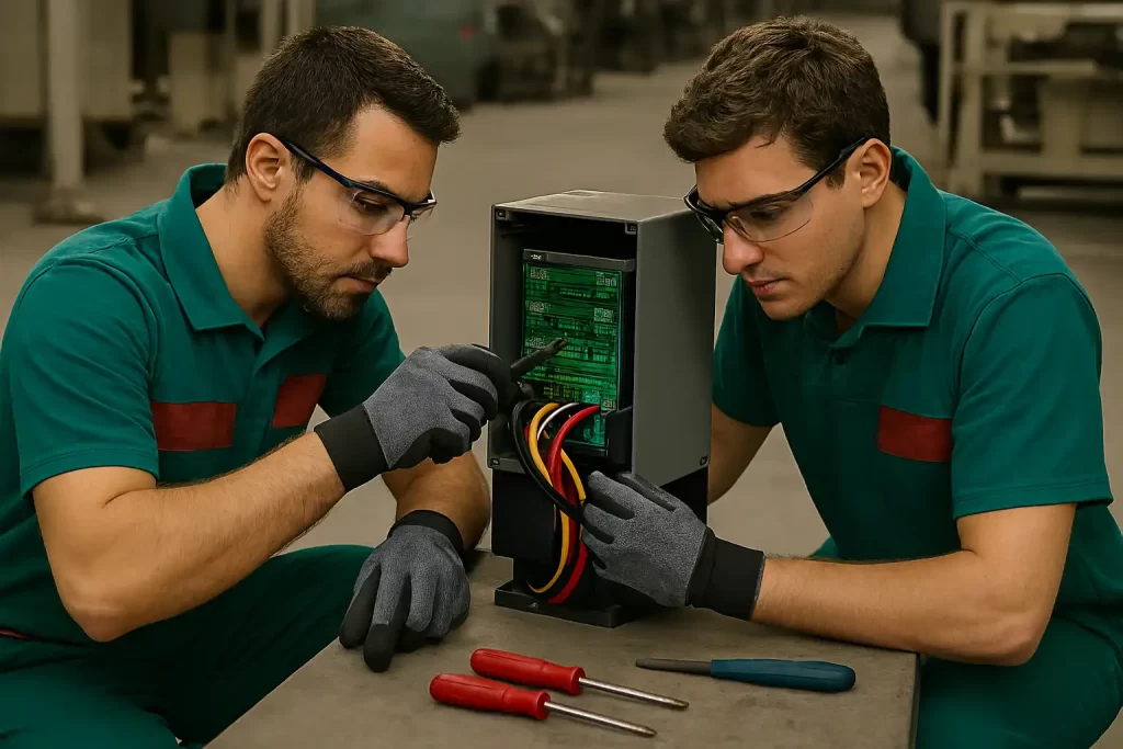 چطور اینورتر اشنایدر خود را به راحتی تعمیر کنیم؟ (مرحله به مرحله) 2 schneider inverter repair 2